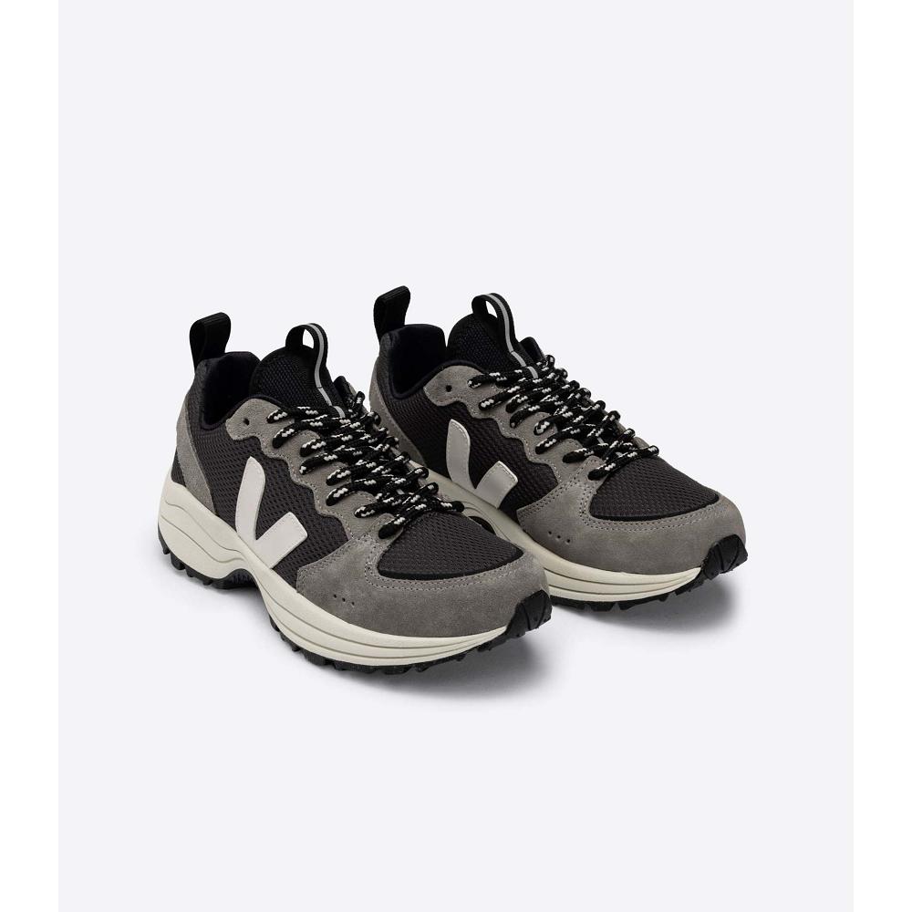 Black/Grey Men's Veja VENTURI ALVEOMESH Running Shoes | AU 181FDN